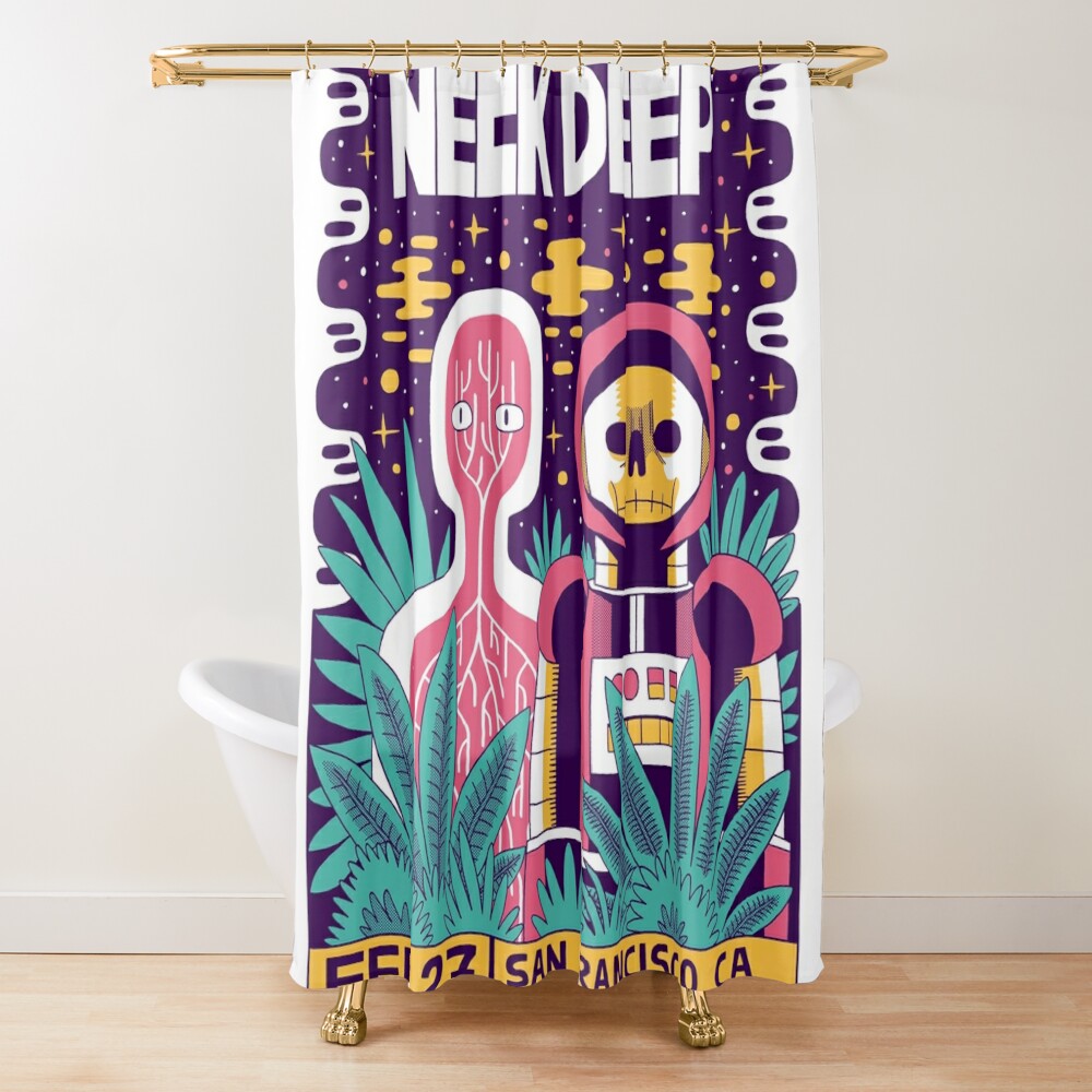 urshower curtain closedsquare1000x1000.1 3 - Neck Deep Shop