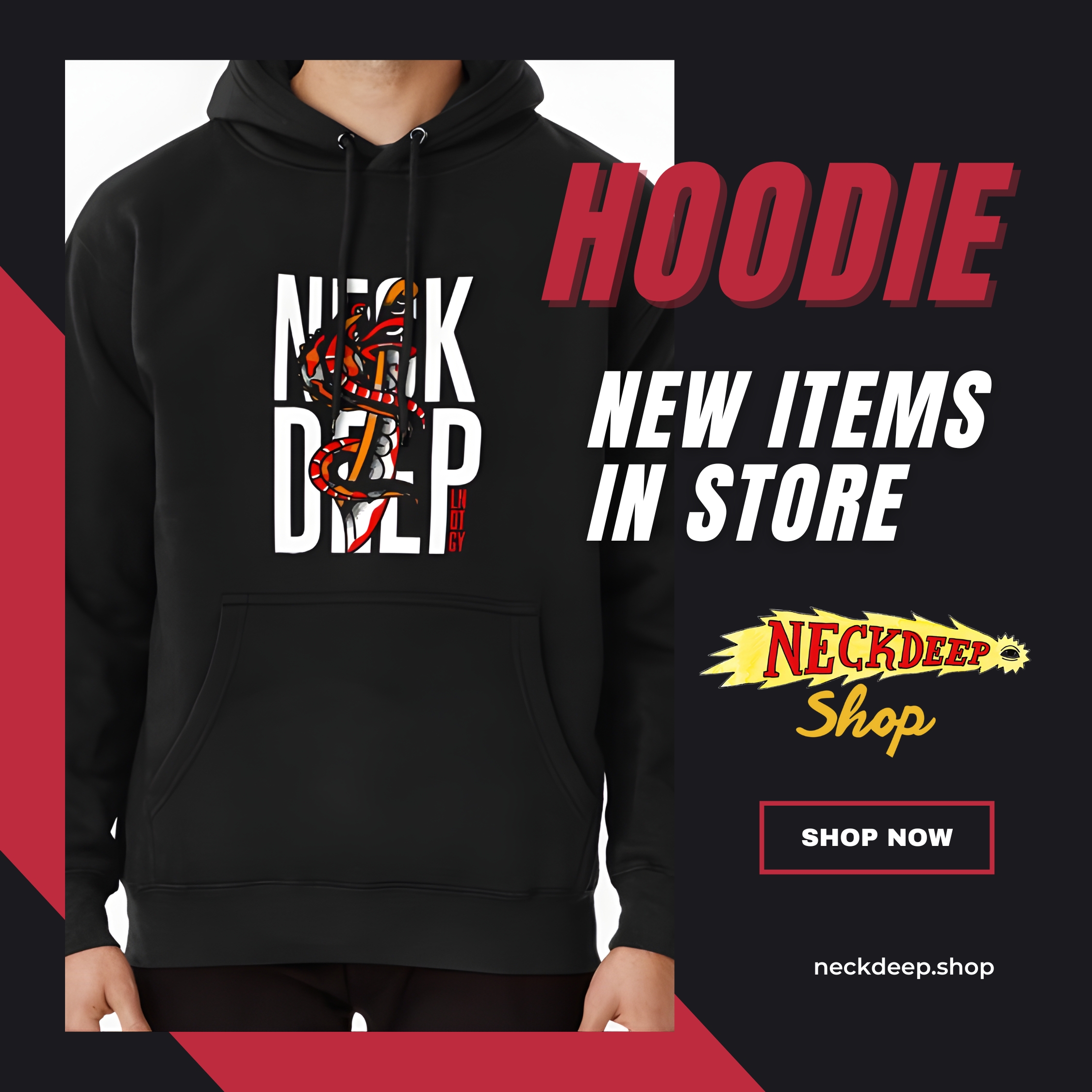 neck deep hoodie - Neck Deep Shop
